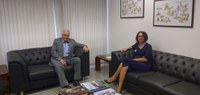Glória Guimarães participa de reunião com presidente da CCT