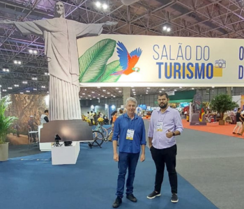 Flávio Pinheiro e Anderson Pinto no 8° Salão do Turismo