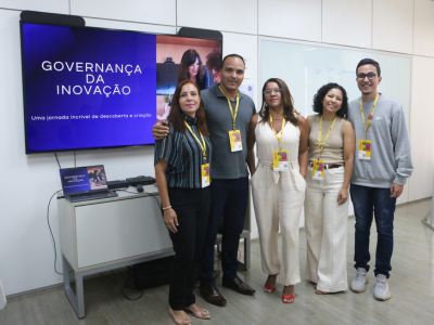 Equipe Serpro que apoiou a realização da oficina