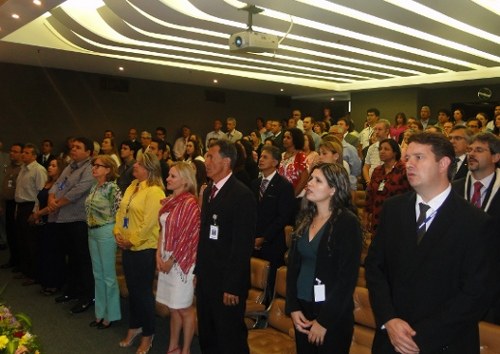 Cerimônia de entrega dos distintivos realizada em Brasília