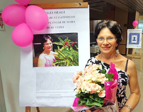 Maria Elza Braga, de Salvador, compartilhou sua experiência de vitória contra o câncer